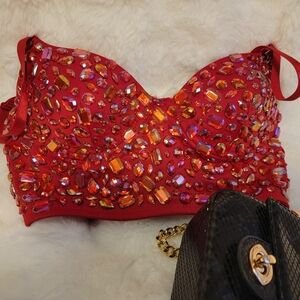Say What? Dazzling Ruby Bra